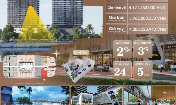 🌟 CĂN 1PN CUỐI CÙNG CỦA GIỎ – TRUNG TÂM ĐÀ NẴNG DOWNTOWN 🌟